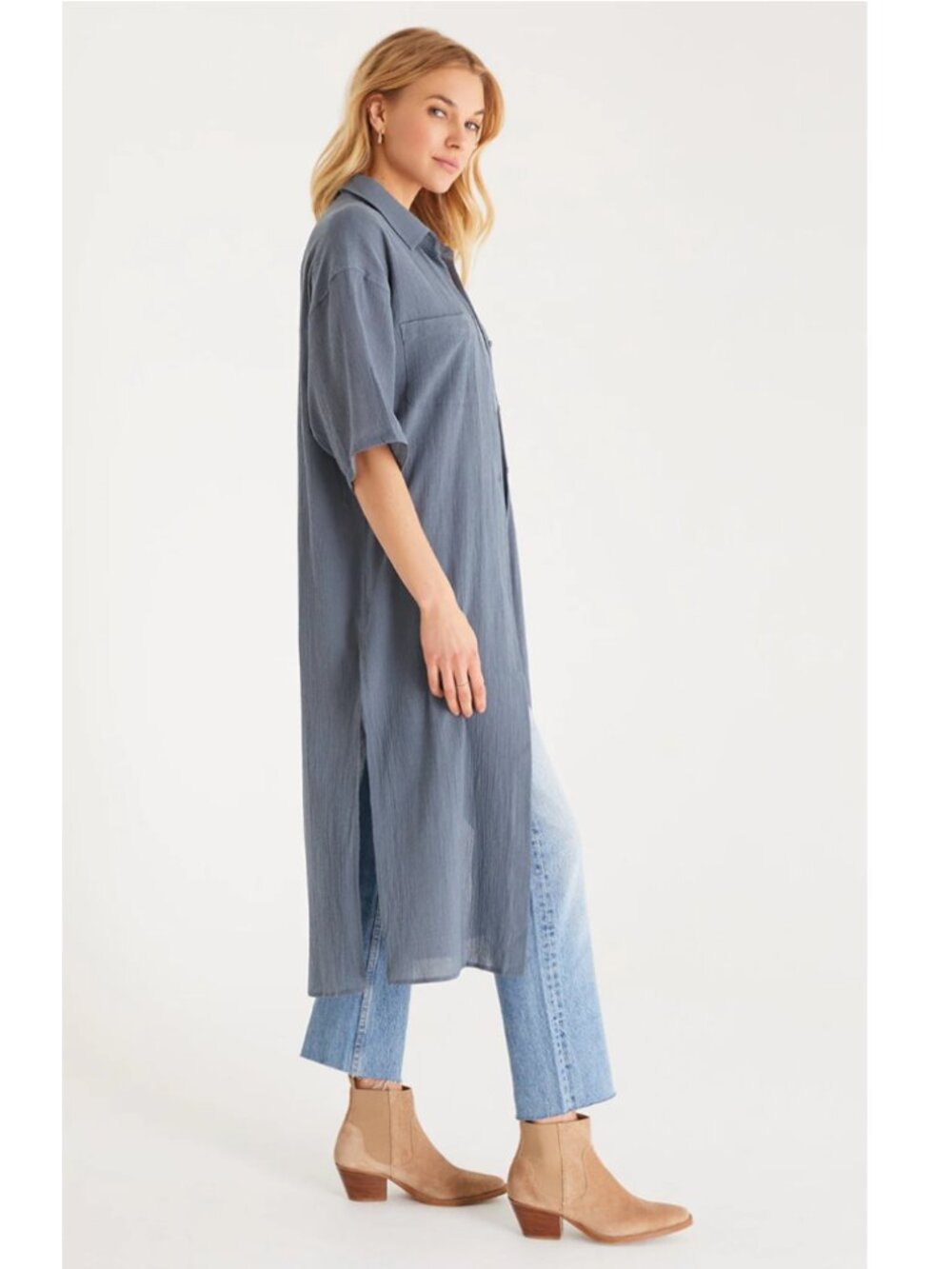 Z Supply Lina Button Up Duster - Picture 4 of 10